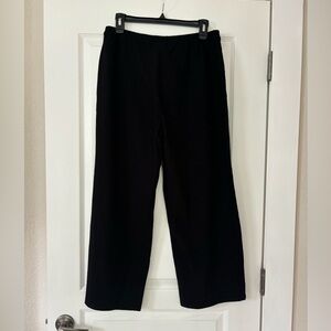 Eileen Fisher Wide Leg Cotton Sweatpants